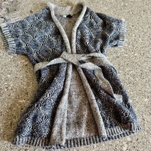 Cardigan l Open Front Belted Casual l Women's Size Small
